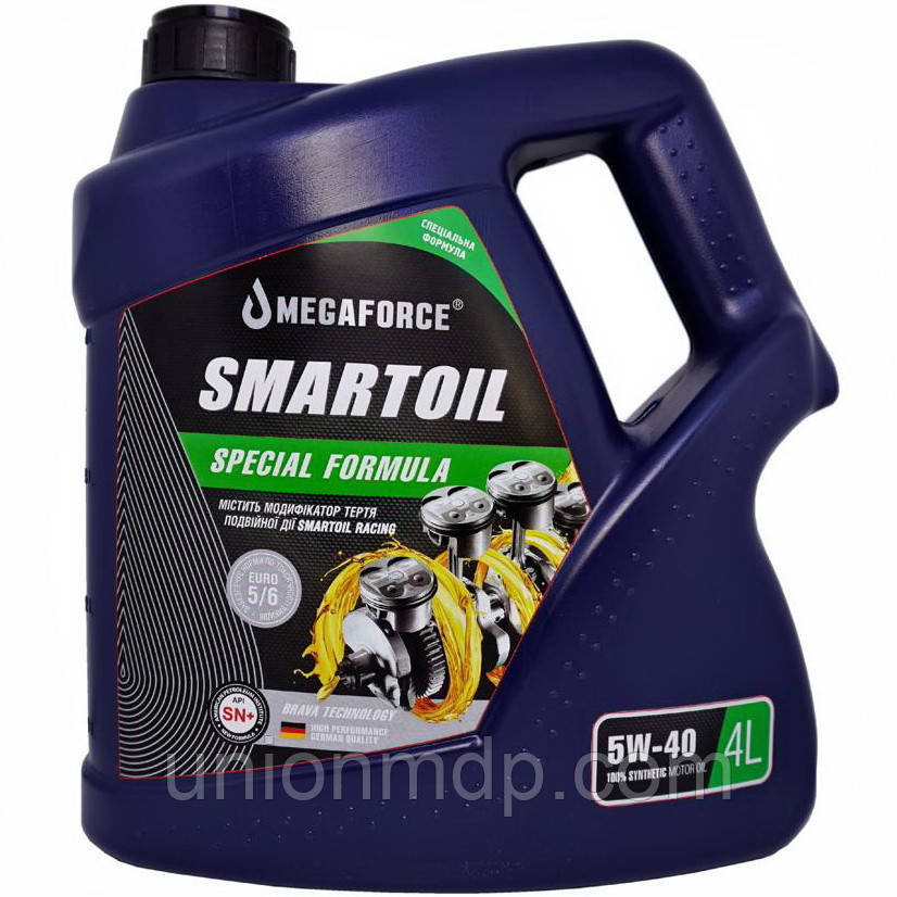 Масло моторне синтетичне SmartOil 5W-40, 4 л.