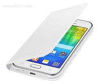 Чехол Flip Cover для Samsung Galaxy J1 (J100) white (ORIGINAL 100%)