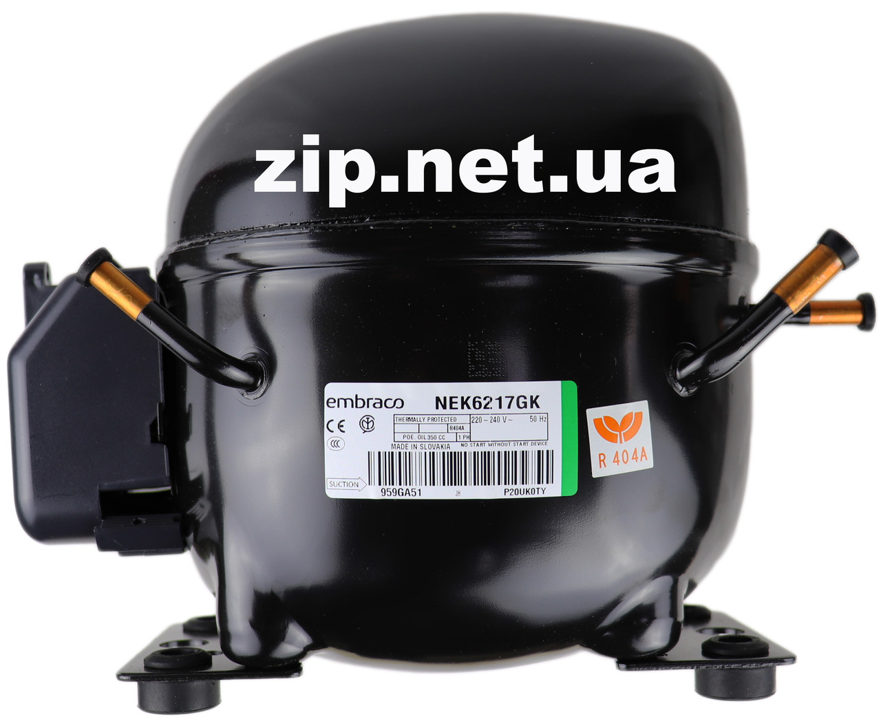 Компресор NEK6217GK, 955 W, R-404a, R-507, (220v), ( 14.3 куб.),  Embraco