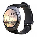 Розумний годинник King Wear KW18 з підтримкою SIM-картки (Чорний), фото 7