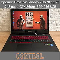 Игровой Ноутбук Lenovo Y50-70 CORE I7- 8 ядер GTX 860m SSD 256 8GB FULL HD