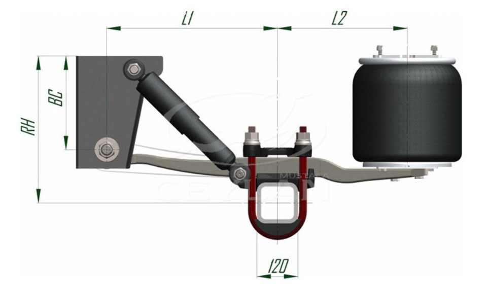 Пневмоподвеска Z.11 Рессора Mustafa Ceylan - фото 1 - id-p1230063302