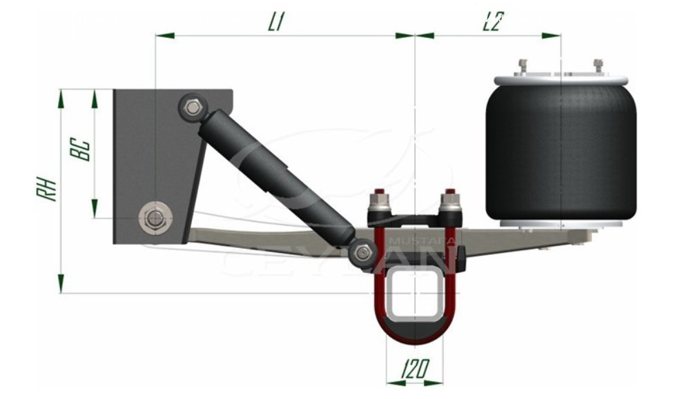 Пневмоподвеска Z.15 Рессора Mustafa Ceylan - фото 1 - id-p1230063304