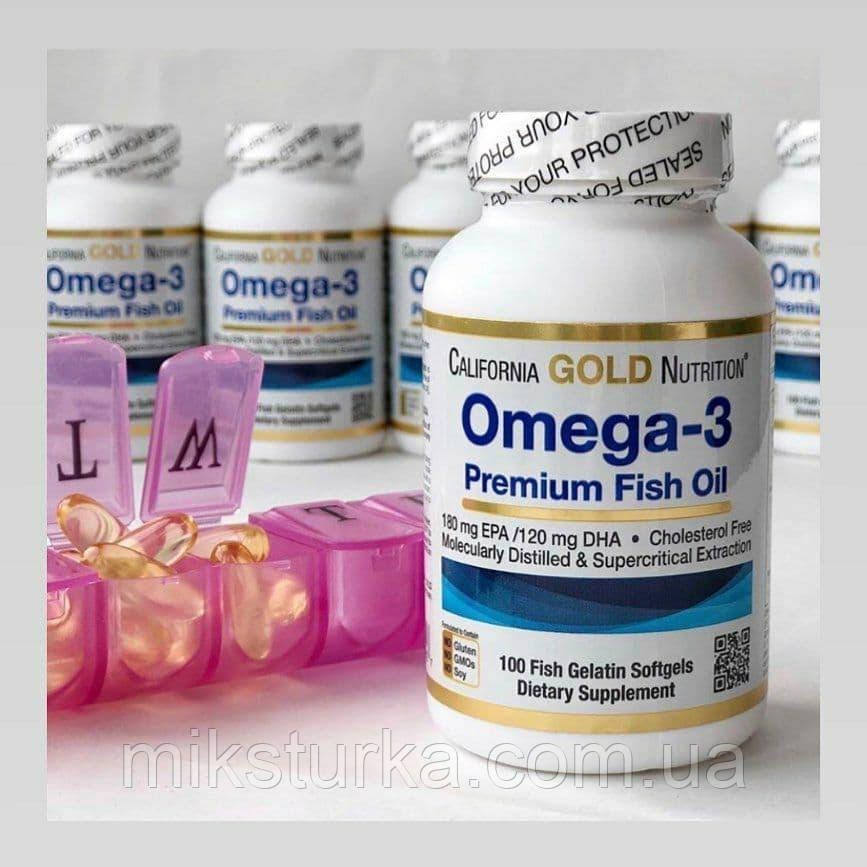 Вітамін Omega-3 від California Gold Nutrition