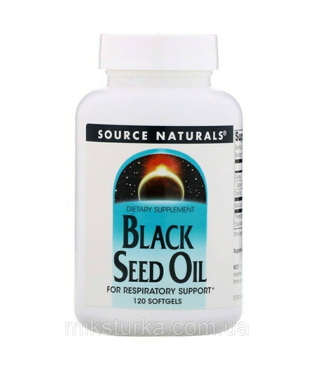 Масло чорного кмину Source Naturals Black Seed oil 120 капсул