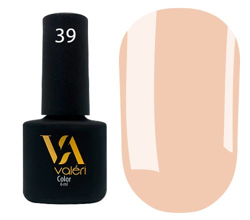 Гель-лак Vaлерi Color 039 пастельний персиковий 6 мл