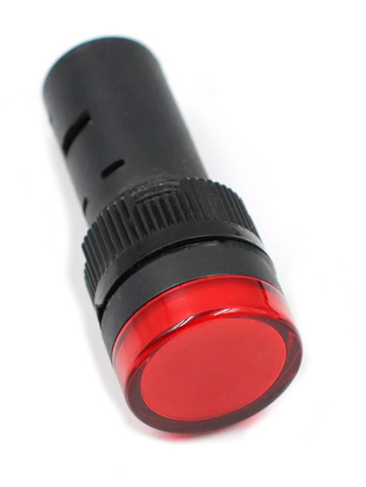 Світлодіодний індикатор AD16-16DS 240v AC/DC червоний