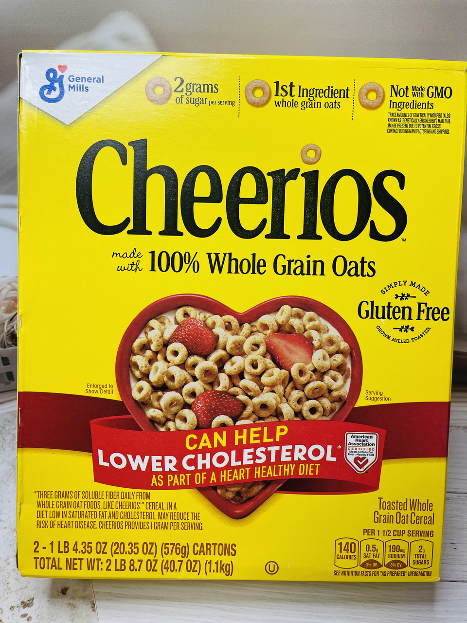 Сухий сніданок без глютену Cheerios Whole Grain Oats вівсяні цільнозернові кільця
