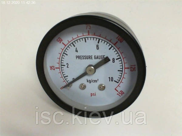 Манометр ISC D50 мм 1/8