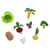 Декор из фетра Аппликация набор овощи "Огород"