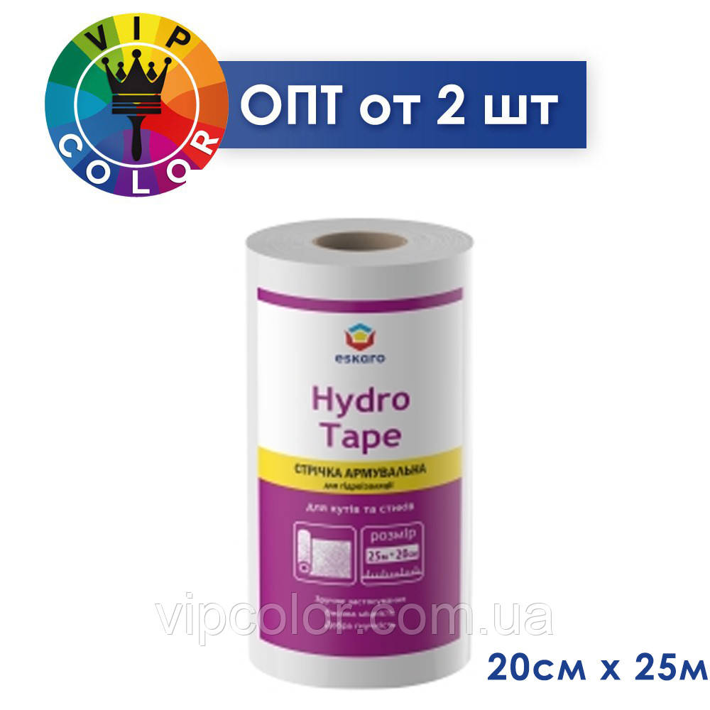 Eskaro Hydro Tape 20см 25м - армуюча Стрічка для кутів і стиків