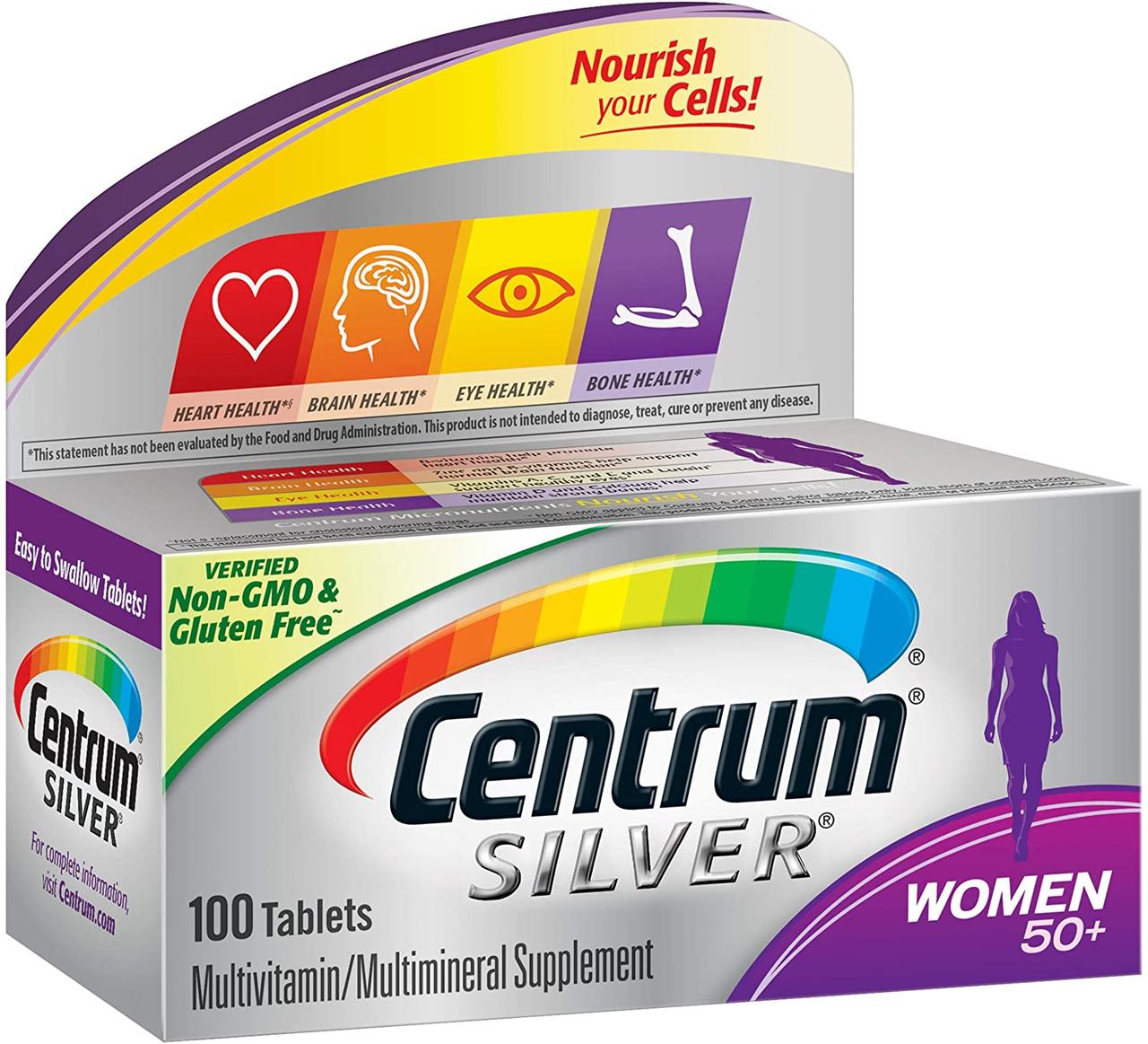 Centrum Women мультивітаміни для жінок 50+, 100 таблеток
