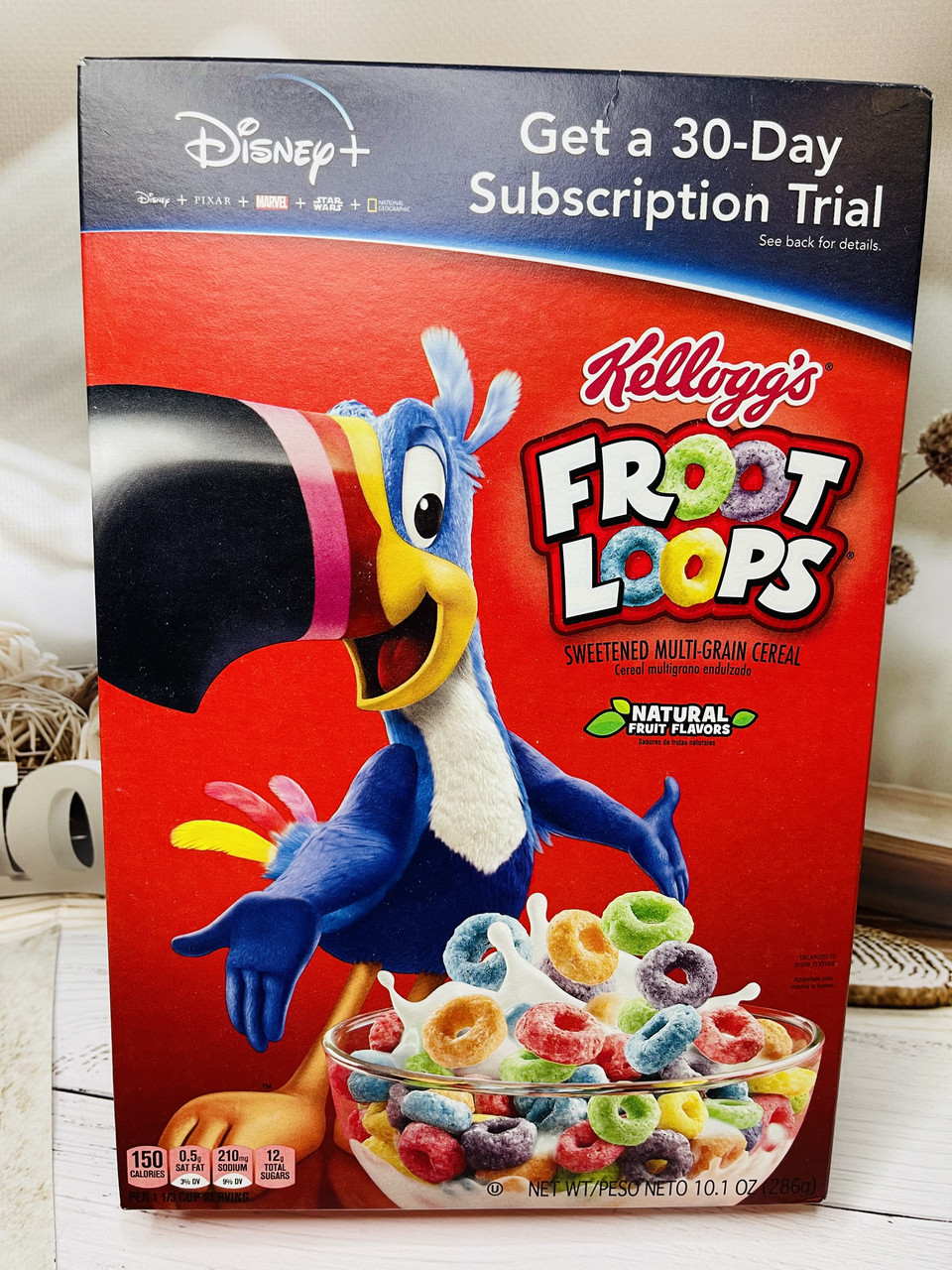 Сухий сніданок Kellogg's Froot Loops кольорові фруктові кільця