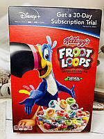 Сухий сніданок Kellogg's Froot Loops кольорові фруктові кільця
