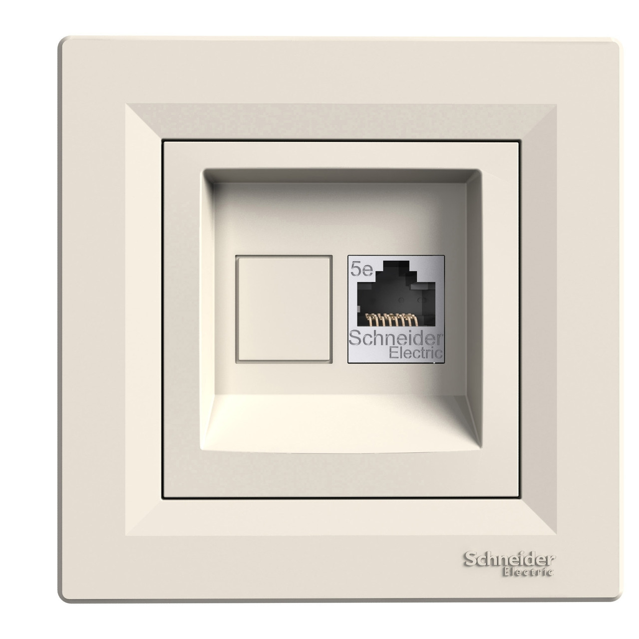 Розетка комп'ютерна крем ASFORA, фото 1