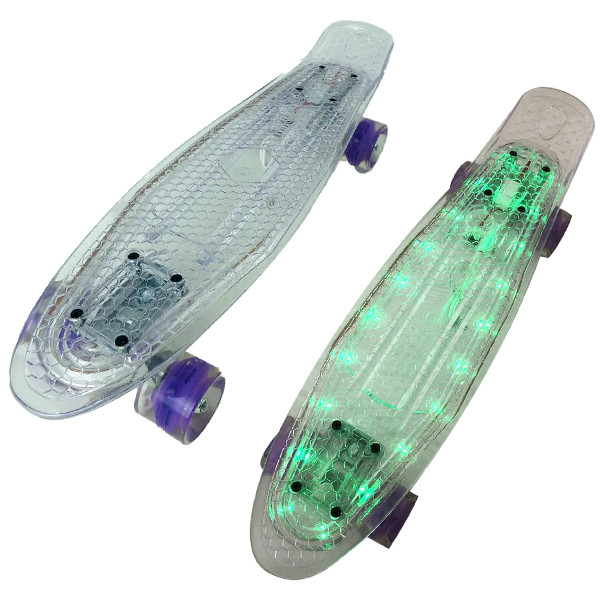 Пенні борд 850 Best Board світиться дека Прозорий, фото 1