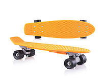 Детский скейт пенниборд PVC колеса оранжевый, Фламинго Doloni (0151/2)