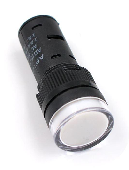 Світлодіодний індикатор AD16-16DS 24v AC/DC білий