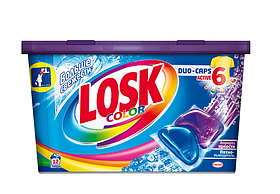 Капсули для прання Losk Дуо-капсули Color для кольорових тканин 12 шт.