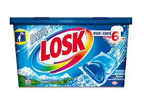 Капсули для прання Losk Дуо-капсули Гірське озеро 12 шт.