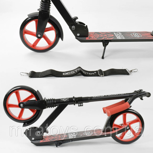 Детский двухколесный самокат Best Scooter "WOLF" 52738