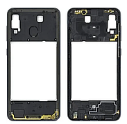 Рамка корпусу Samsung A505F Galaxy A50 2019, чорна