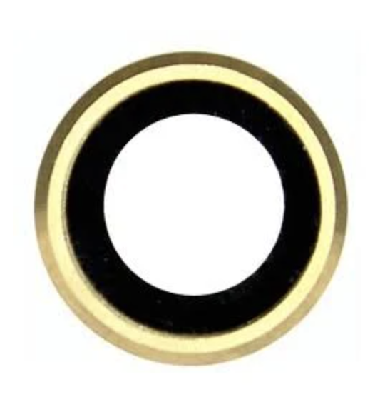 Скло камери для iPad Pro 12.9 2017 (A1670/A1671/A1821), золотисте + кільце
