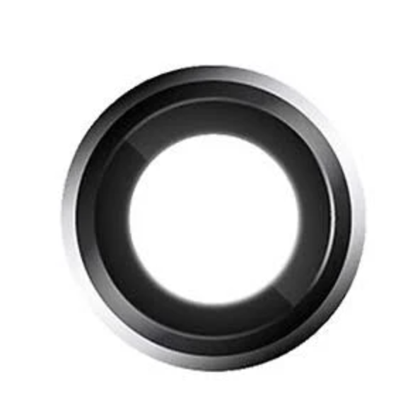 Скло камери для iPad Pro 12.9 2017 (A1670/A1671/A1821), сріблясте + кільце