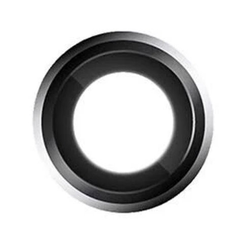Скло камери для iPad Pro 12.9 2017 (A1670/A1671/A1821), сіре + кільце, фото 1