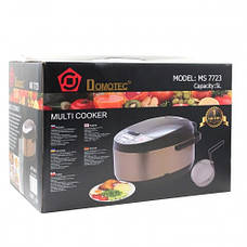 Мультиварка Domotec MS 7723 5 літрів 11 програм з фритюрницею 900W, фото 3