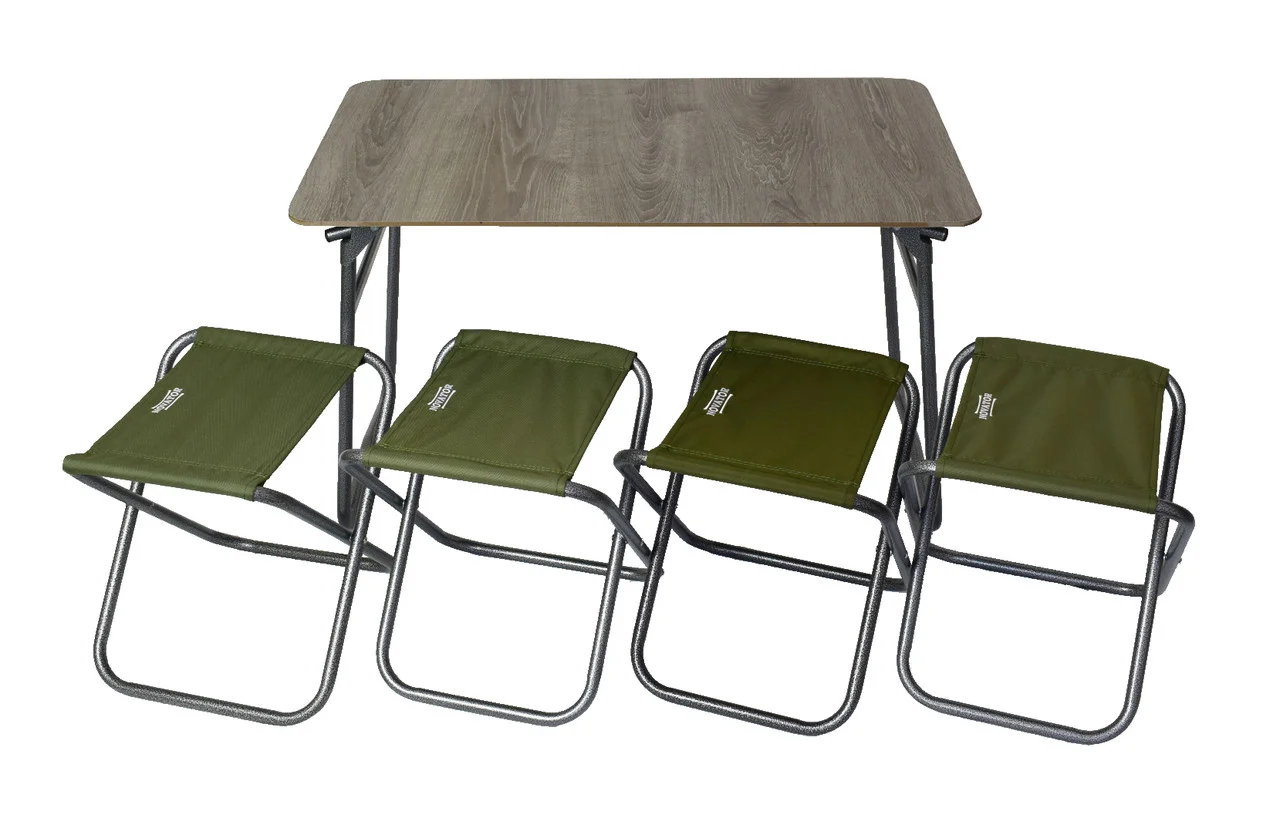 Комплект меблів складаний стіл і стільці Novator SET-6 (100х60)