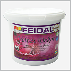 Фарба декоративна Feidal Velvet Dekor 5 л - Тонована