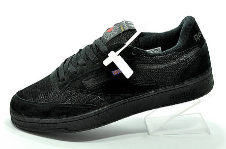 Кросівки Reebok Club C 85 Black чоловічі (Рібок), фото 1