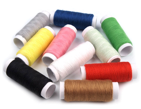 Нитка поліестер армована джинсова №50