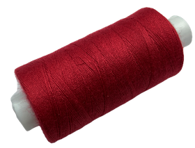 Нитка поліестер армована No80 (аналог No40/2 400ярдів червоний 114)