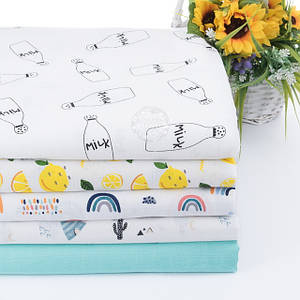 Муслін гладкий, в квадратики