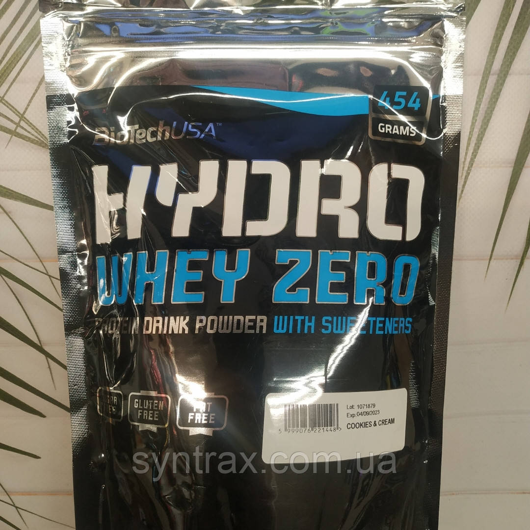 BioTech USA Hydro Whey Zero 454 g, гідролізат сироватккового білка