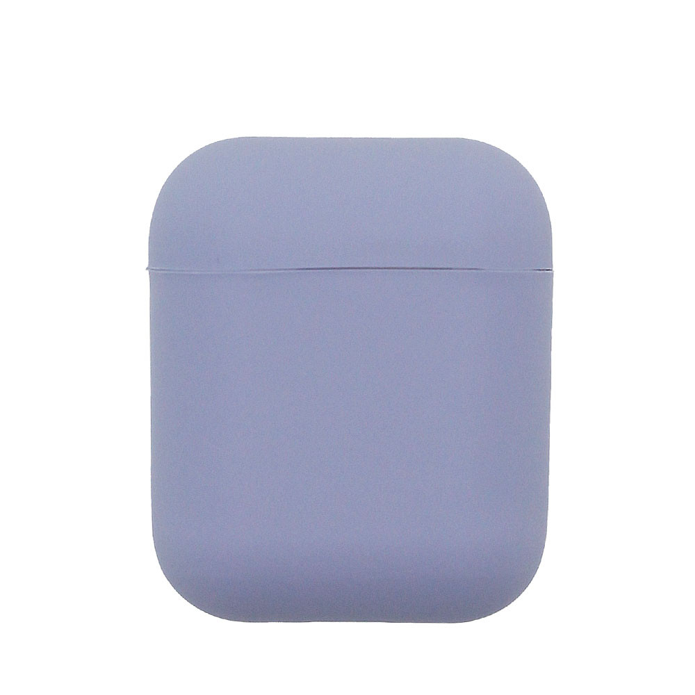 Чохол для навушників AirPods 1/2 (тонкий) Lavender Gray, фото 1