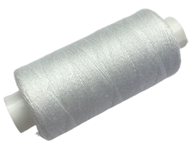 Нитка поліестер Армована No80 (аналог No40/2 400ярдів колір білий 02)