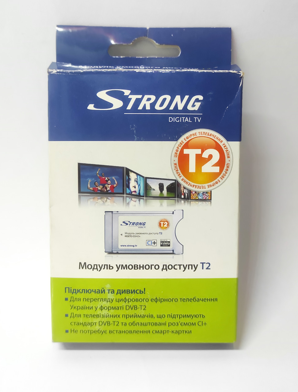 Модуль умовного доступу T2 IRDETO CCA CI+. CAM модуль Strong digital TV. Новий!