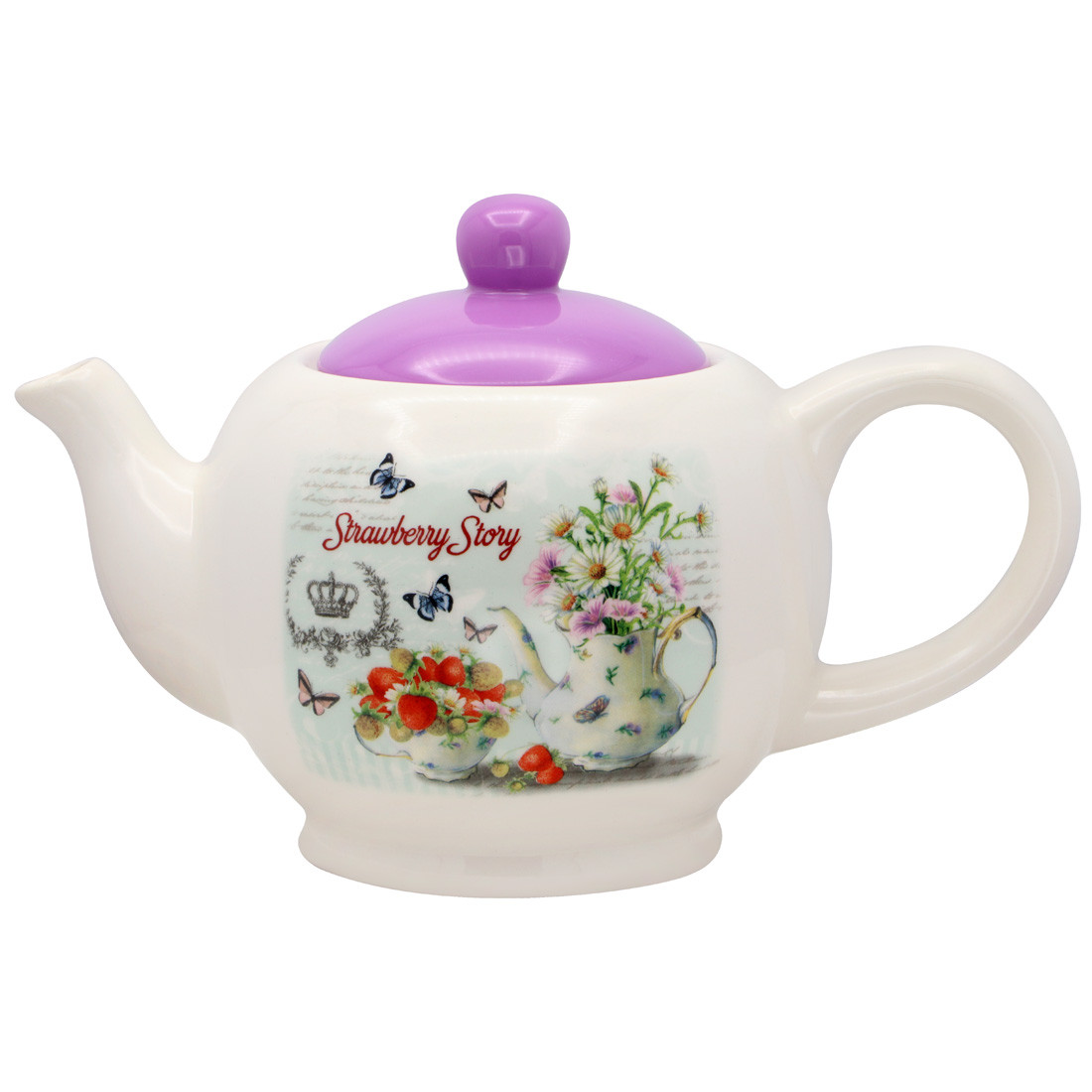 Заварник керамічний 980 мл "Полунична історія" ZF 047 SS