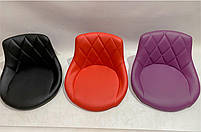 Стілець Foro Button GD-Modern Base зелений 1003 велюр з каретною стяжкою на золотій хрестовині зі стопами, фото 6