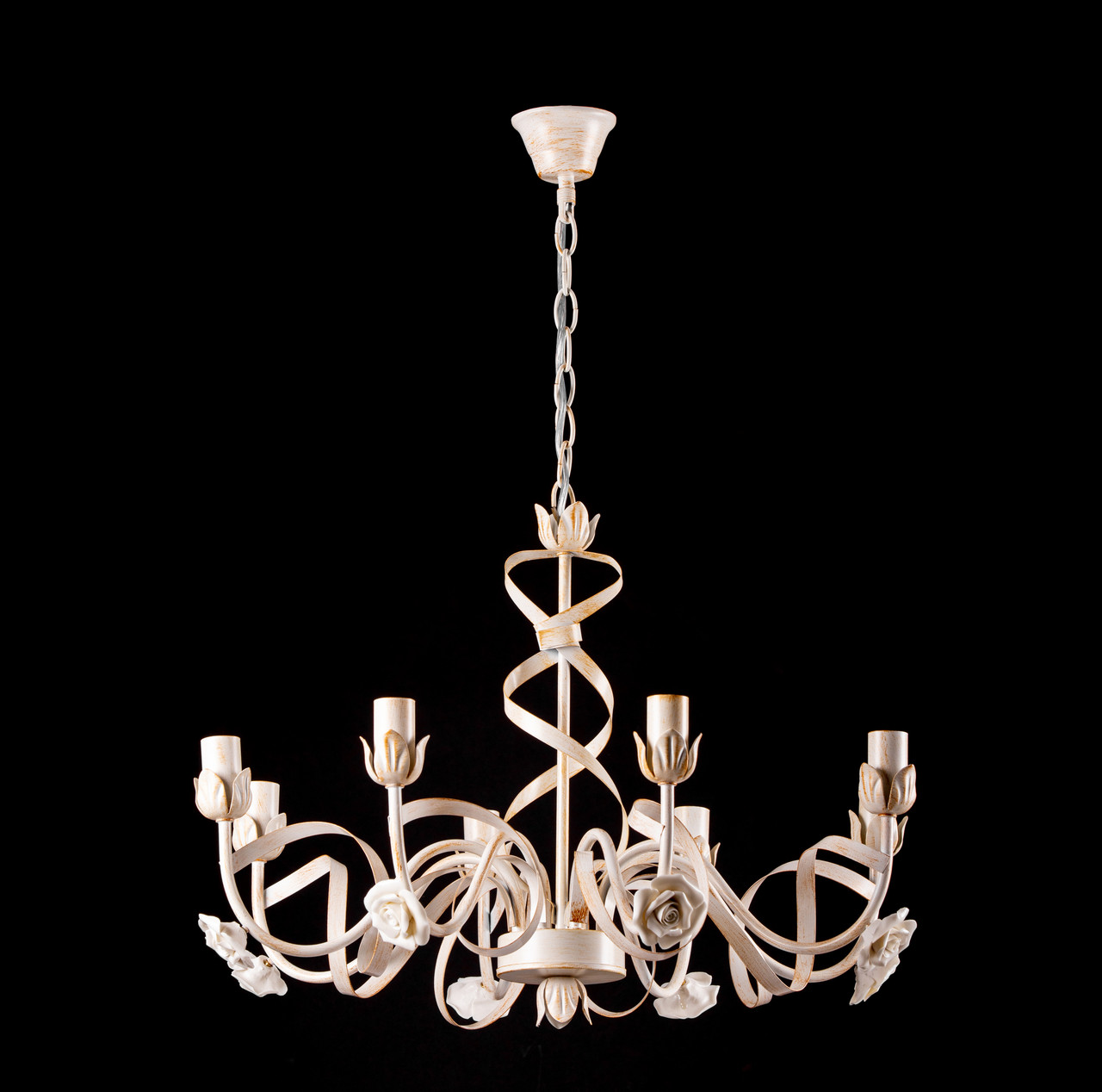 Люстра свічки класична на вісім патронів