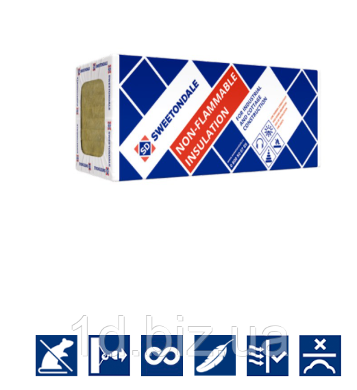 THERMOWOOL FAS EFFECT 135 (Технофас Ефект) утеплювач для фасаду 135 кг на м куб, фото 1