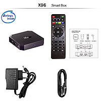 Приставка смарт тв бокс smart tv box x96 mini 2Гб/16Гб андроид 9.0