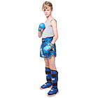 Захист для ніг (голень і стопа) Boxer 2002 синій розмір XL, фото 5