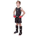 Захист для ніг (голень і стопа) Boxer 2002 чорний розмір L, фото 5