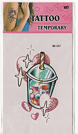 Флеш Тату. 15*8 См. Тимчасова, Перевідна,