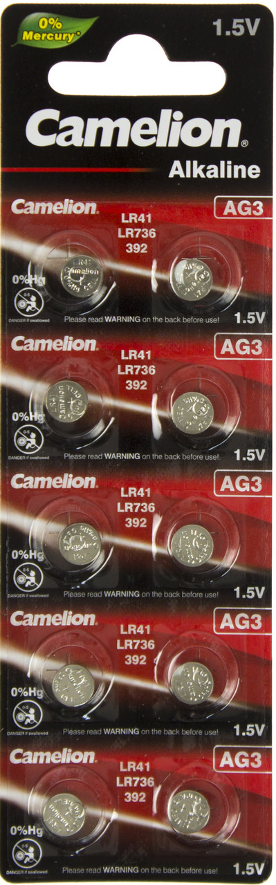 Батарейка Camelion Алкалайн AG3/10bl(10)(200), фото 1