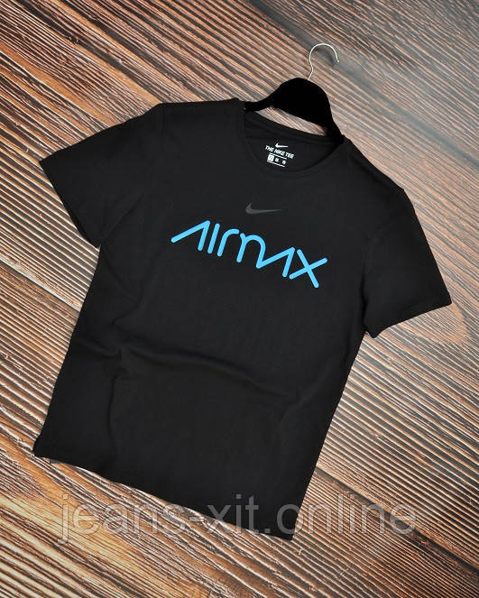 Футболка чоловіча 3XL(р) чорна 1020-21 Nike Туреччина Літо-D